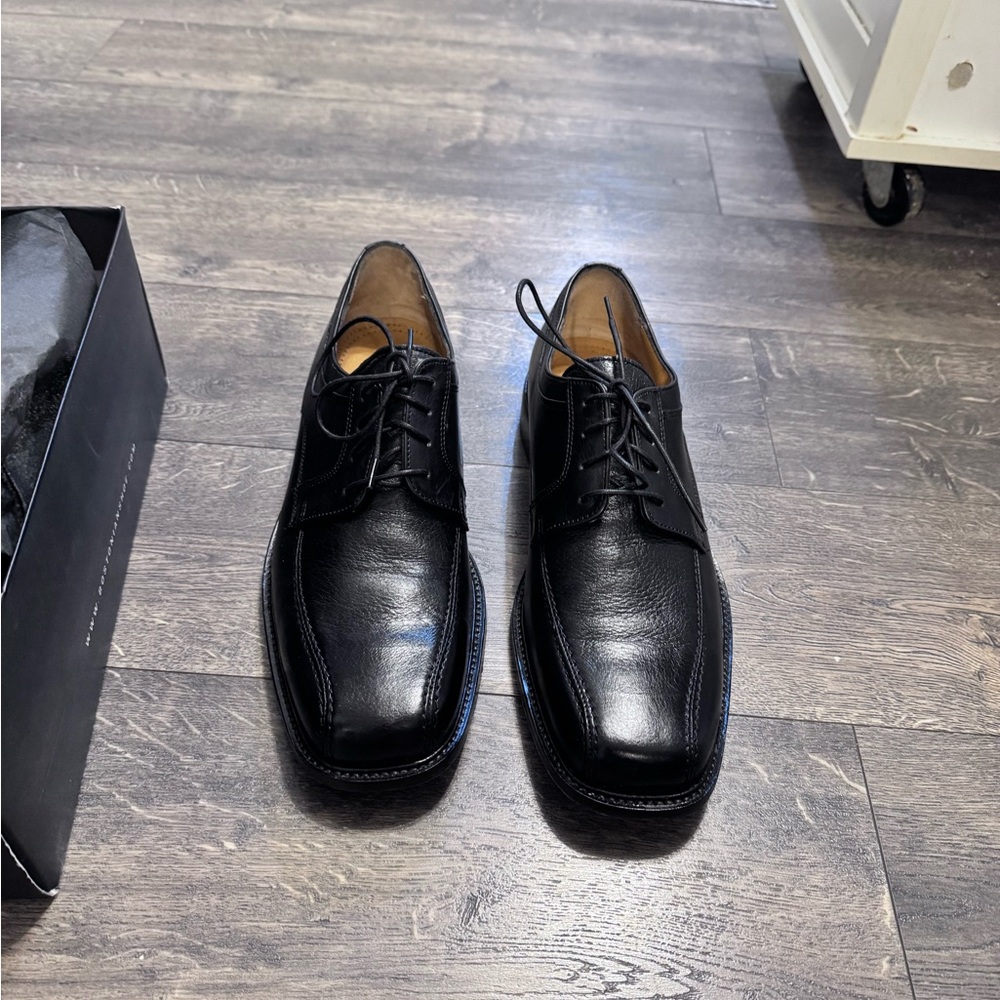 Men's Bostonian Black Leather Shoe‎ SZ 9 1/2